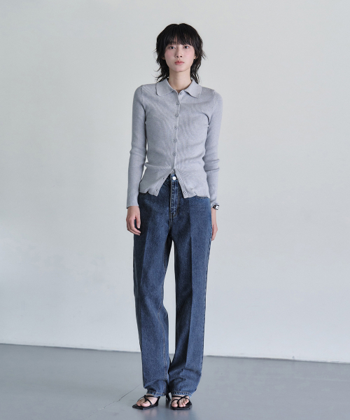 DECET WOMEN（デケット ウーマン）の「シグネチャーストレートジーンズ DCWPT001ブルー（デニムパンツ・レディース・その他・X-SMALL/SMALL/MEDIUM/LARGE）」の4枚目の写真