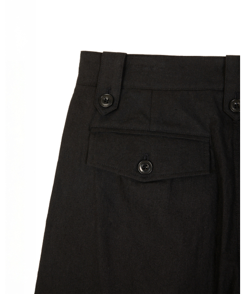 SYNQIA(シンキア)の「リネンユーティリティワイドトラウザー ブラック(その他パンツ・メンズ・その他・LARGE/SMALL/MEDIUM)」の6枚目の写真