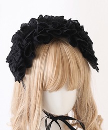 MAISON SELECT（メゾンセレクト）の「G 11D1-TJ ロリータ フリルレース ヘッドドレス 甘ロリ クラロリ（その他ヘアアクセサリー）」