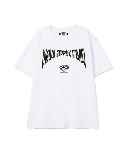BY.L(バイエル)の「VGP グラフィックロゴ 半袖Tシャツ ホワイト(Tシャツ/カットソー・メンズ・その他・MEDIUM/LARGE/X-LARGE)」の1枚目の写真