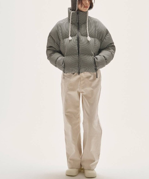TODAYFUL（トゥデイフル）の「[TODAYFUL/トゥデイフル] CHECK DOWN JACKET チェックダウンジャケット（ダウンジャケット/コート・レディース・ミント・36）」の5枚目の写真