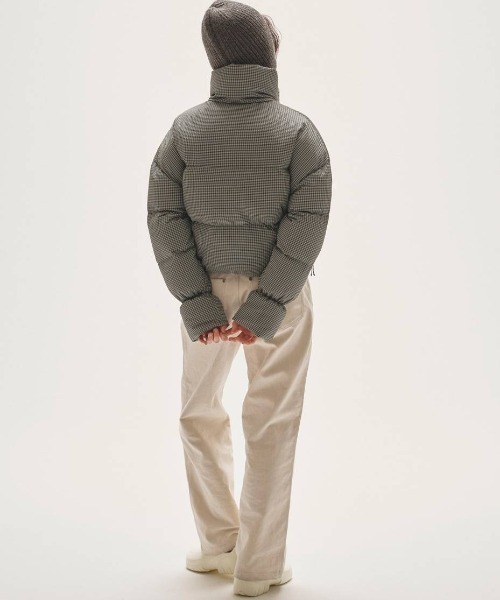 TODAYFUL/トゥデイフル] CHECK DOWN JACKET チェックダウンジャケット