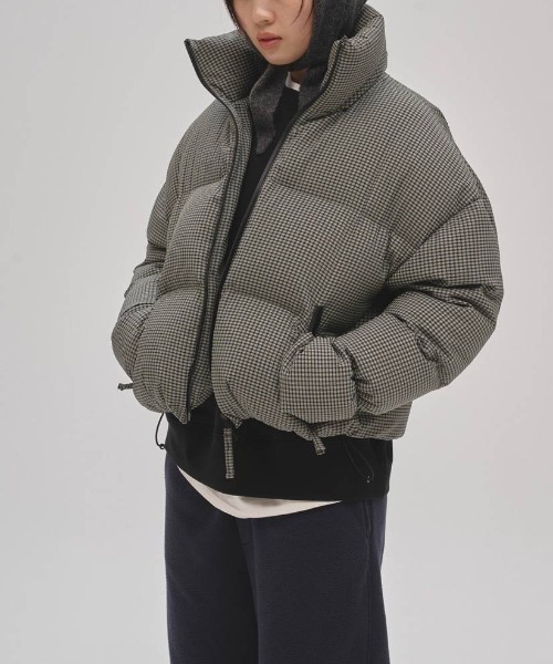 【本日限定】チェックダウンジャケット　トゥデイフル TODAYFUL/トゥデイフル] CHECK DOWN JACKET チェックダウンジャケット