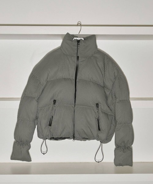 TODAYFUL（トゥデイフル）の「[TODAYFUL/トゥデイフル] CHECK DOWN JACKET チェックダウンジャケット（ダウンジャケット/コート・レディース・ミント・36）」の12枚目の写真