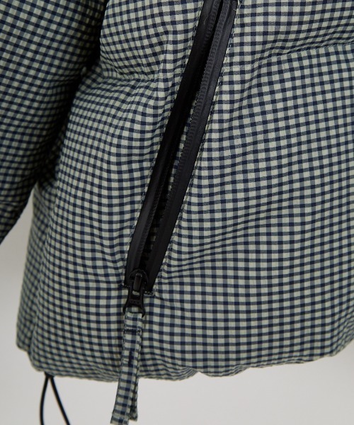 TODAYFUL/トゥデイフル] CHECK DOWN JACKET チェックダウンジャケット