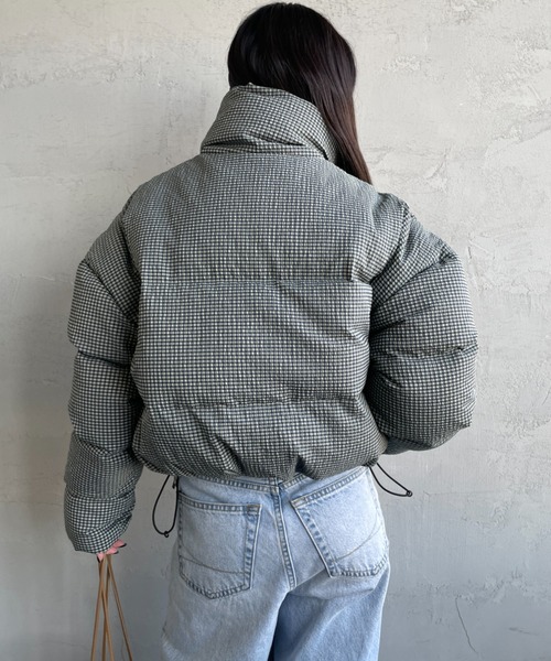 TODAYFUL/トゥデイフル] CHECK DOWN JACKET チェックダウンジャケット