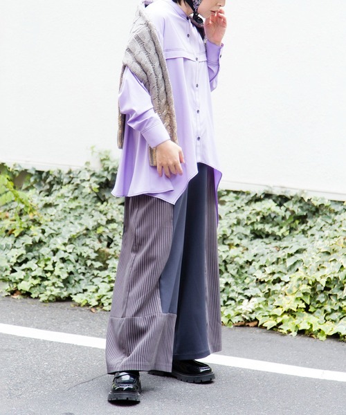 OSMOSIS(オズモーシス)の「グラデーションケーブルニットプルオーバー(ニット/セーター・レディース・ブラック/アイボリー/グレー・ONE SIZE)」の12枚目の写真