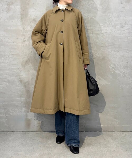 BEARDSLEY(ビアズリー)の「パディングステンカラーコート(その他アウター・レディース・キャメル・FREE)」の5枚目の写真