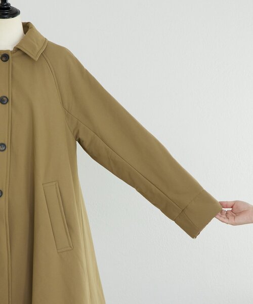 BEARDSLEY(ビアズリー)の「パディングステンカラーコート(その他アウター・レディース・キャメル・FREE)」の18枚目の写真