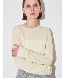 ELENDEEK | ウールシアーロングTニット(ニット/セーター)