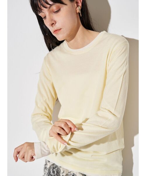 ELENDEEK(エレンディーク) ケーブルバードライダースカーディガン