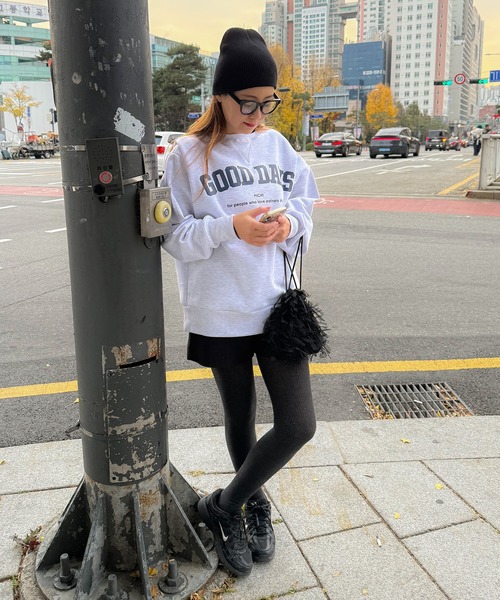 PICHI（ピイチ）の「GOODDAYスウェット（スウェット・レディース・ブルー/オートミール/ライトグレー・FREE）」の19枚目の写真