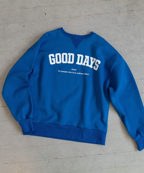 PICHI（ピイチ）の「GOODDAYスウェット（スウェット・レディース・ブルー/オートミール/ライトグレー・FREE）」の14枚目の写真
