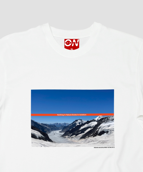 NOTHINGON(ナッシング オン)の「ネイチャーグラフィック 半袖Tシャツ ホワイト(Tシャツ/カットソー・メンズ・その他・LARGE/MEDIUM/SMALL/X-LARGE)」の2枚目の写真