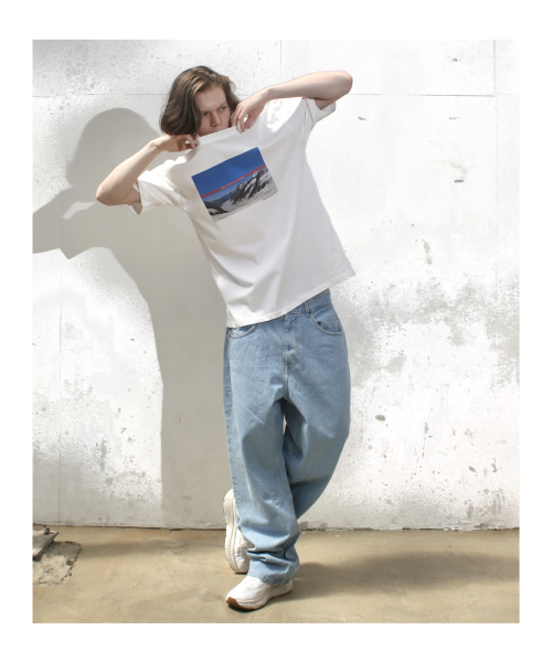 NOTHINGON(ナッシング オン)の「ネイチャーグラフィック 半袖Tシャツ ホワイト(Tシャツ/カットソー・メンズ・その他・LARGE/MEDIUM/SMALL/X-LARGE)」の7枚目の写真