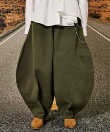 RECULER（ルキュレ）の「ワイドバルーンバギーパンツ カーキ（その他パンツ）」