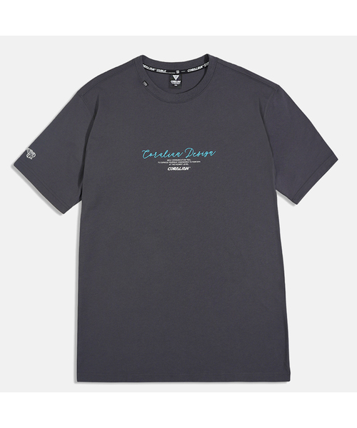 CORALIAN(コラリアン)の「ランオフ ラグビー 半袖 コットン Tシャツ チャコール(Tシャツ/カットソー・メンズ・その他・S/M/L/XL/XS)」の1枚目の写真