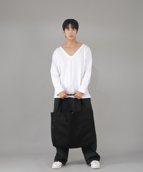 SAINTCREW（セントクルー）の「メガビッグサイズペンタゴンエコバッグMBE-141ブラックBKS（エコバッグ/サブバッグ・メンズ・その他・フリー）」の2枚目の写真