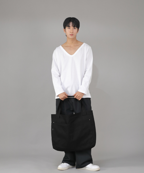 SAINTCREW（セントクルー）の「メガビッグサイズペンタゴンエコバッグMBE-141ブラックBKS（エコバッグ/サブバッグ・メンズ・その他・フリー）」の3枚目の写真