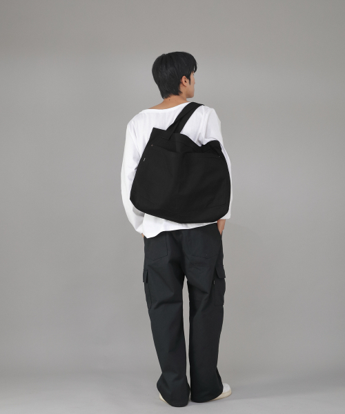 SAINTCREW（セントクルー）の「メガビッグサイズペンタゴンエコバッグMBE-141ブラックBKS（エコバッグ/サブバッグ・メンズ・その他・フリー）」の8枚目の写真