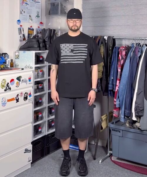 KANEITEI(カネイテイ)の「バミューダデニムショートパンツ(グレー)(その他パンツ・レディース・グレー・MEDIUM/LARGE/X-LARGE)」の12枚目の写真