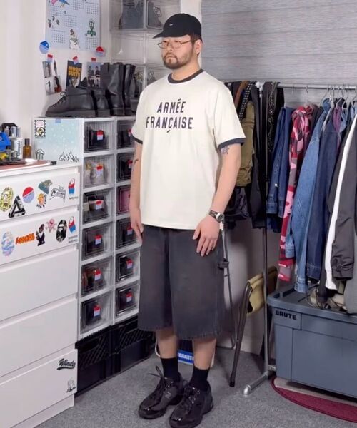 KANEITEI(カネイテイ)の「バミューダデニムショートパンツ(グレー)(その他パンツ・レディース・グレー・MEDIUM/LARGE/X-LARGE)」の13枚目の写真