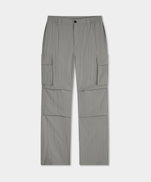 BIRBANTE(ビルバンテ)の「ユーティリティパラシュートカーゴパンツ - グレー(その他パンツ・メンズ・グレー・MEDIUM/LARGE/X-LARGE)」の1枚目の写真