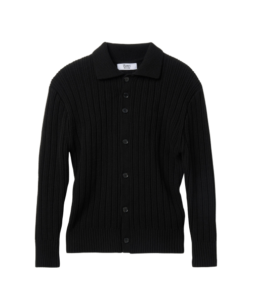 FLAWSROOM(フローズルーム)の「3Button Ribbed Cardigan(カーディガン/ボレロ・メンズ・その他・MEDIUM/LARGE/X-LARGE)」の1枚目の写真