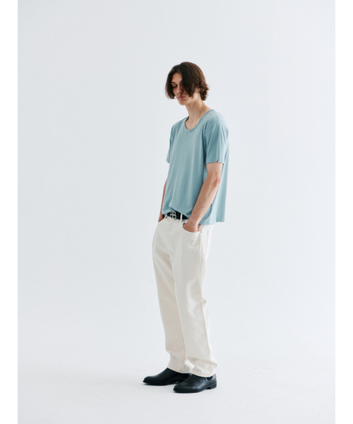 GOZER(ゴーザー)の「UNDER HALF T-SHIRT_MINT(Tシャツ/カットソー・メンズ・ミント・SMALL/MEDIUM/LARGE/X-LARGE)」の4枚目の写真