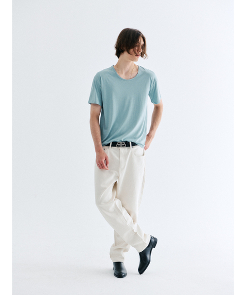 GOZER(ゴーザー)の「UNDER HALF T-SHIRT_MINT(Tシャツ/カットソー・メンズ・ミント・SMALL/MEDIUM/LARGE/X-LARGE)」の5枚目の写真