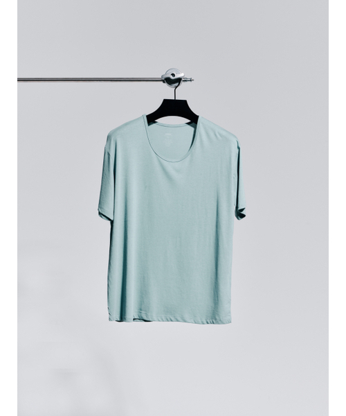 GOZER(ゴーザー)の「UNDER HALF T-SHIRT_MINT(Tシャツ/カットソー・メンズ・ミント・SMALL/MEDIUM/LARGE/X-LARGE)」の6枚目の写真
