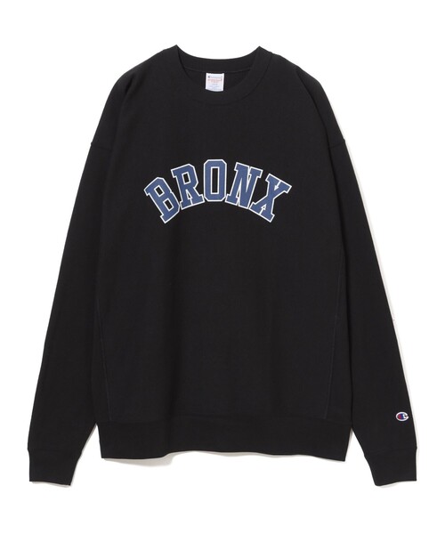Champion(チャンピオン)の「【別注】Champion / リバースウィーブ(R)シティ ロングスリーブTシャツ(Tシャツ/カットソー・メンズ・ブラック/アイボリー/ブルー・S/M/L/XL)」の1枚目の写真