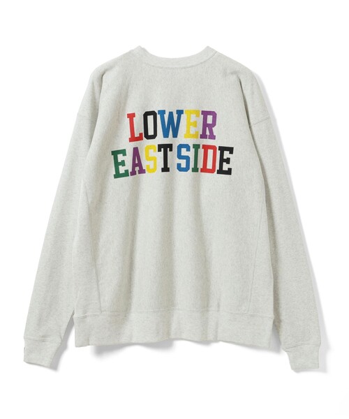 Champion(チャンピオン)の「【別注】Champion / リバースウィーブ(R)シティ ロングスリーブTシャツ(Tシャツ/カットソー・メンズ・ブラック/アイボリー/ブルー・S/M/L/XL)」の6枚目の写真
