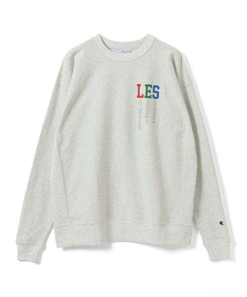 Champion(チャンピオン)の「【別注】Champion / リバースウィーブ(R)シティ ロングスリーブTシャツ(Tシャツ/カットソー・メンズ・ブラック/アイボリー/ブルー・S/M/L/XL)」の4枚目の写真