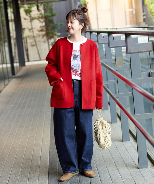 追加》S120ブレンドショート丈リバーシブルコート（その他アウター