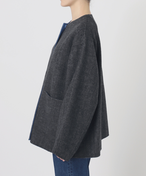 追加》S120ブレンドショート丈リバーシブルコート（その他アウター