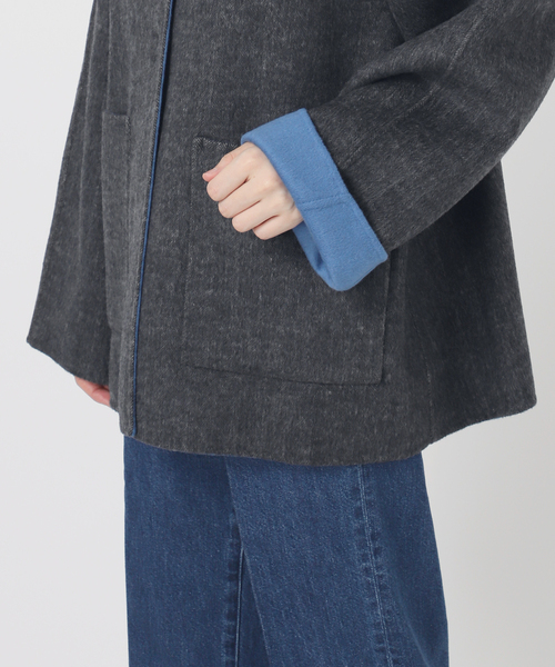 追加》S120ブレンドショート丈リバーシブルコート（その他アウター