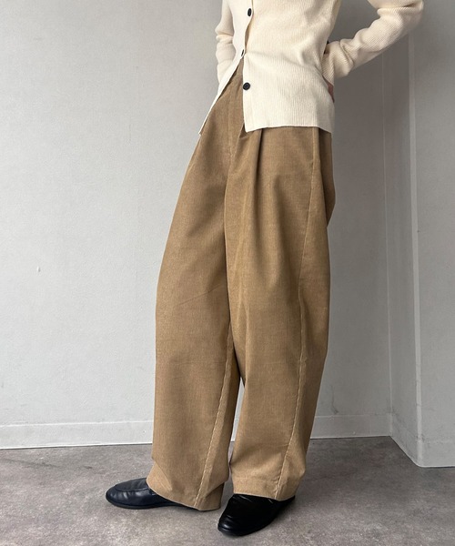 NOGLE/ノグル】ワイドカーブコーデュロイパンツ（その他パンツ