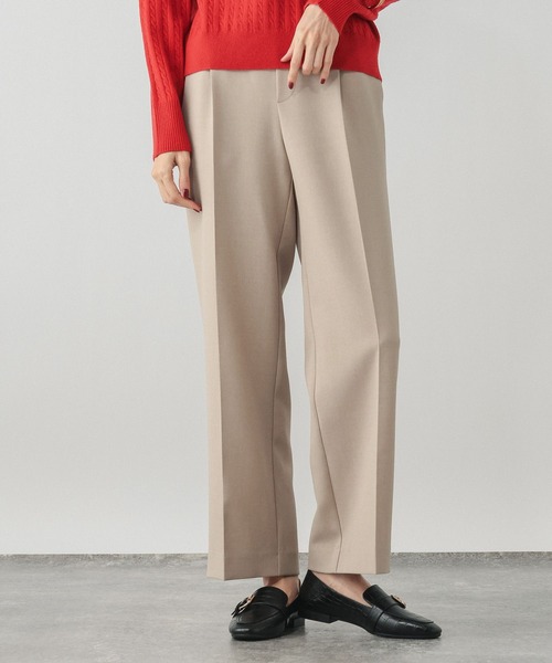 GLOBAL WORK（グローバルワーク）の「ウツクシルエットWクロスイージーストレートパンツ/601347（その他パンツ・レディース・ブラック/ブラウン系その他6/チャコールグレー/ネイビー系8/ベージュ/ネイビー・X-SMALL/SMALL/MEDIUM/LARGE/X-LARGE/XX-LARGE/S-Long/M-Long/L-Long/XL-Long）」の18枚目の写真