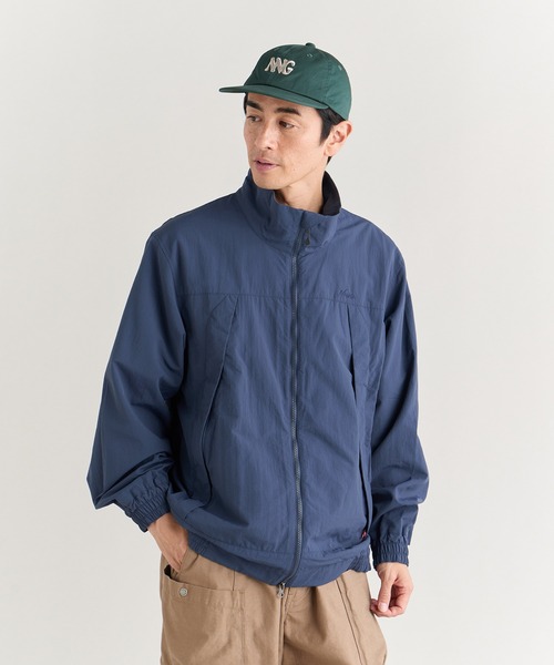 NANGA（ナンガ）の「NYLON TUSSER TRACK JACKET/ナイロンタッサー トラックジャケット（ブルゾン・メンズ・ネイビー/ブラック/カーキ・L/M/XL/S）」の3枚目の写真