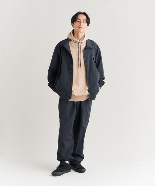 NANGA（ナンガ）の「NYLON TUSSER TRACK JACKET/ナイロンタッサー トラックジャケット（ブルゾン・メンズ・ネイビー/ブラック/カーキ・L/M/XL/S）」の13枚目の写真