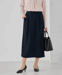 a.v.v（アーヴェヴェ）の「サテンナロースカート【洗える/速乾/毛玉になりにくい/イージーケア】（スカート）」