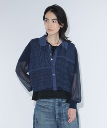 maturely | maturely / オープン ワーク レイヤード カーディガン(カーディガン/ボレロ)