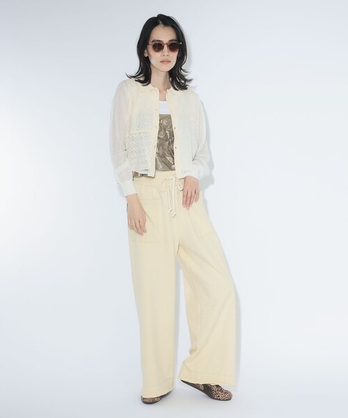 maturely(マチュアリー)の「maturely / オープン ワーク レイヤード カーディガン(カーディガン/ボレロ・レディース・ホワイト系その他7/ネイビー・1/0)」の3枚目の写真