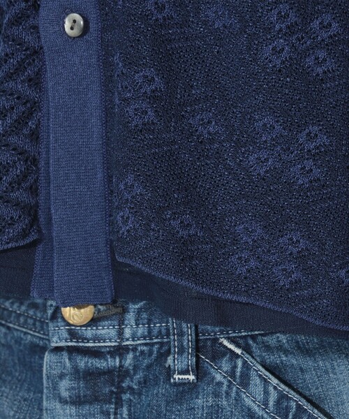 maturely(マチュアリー)の「maturely / オープン ワーク レイヤード カーディガン(カーディガン/ボレロ・レディース・ホワイト系その他7/ネイビー・1/0)」の16枚目の写真