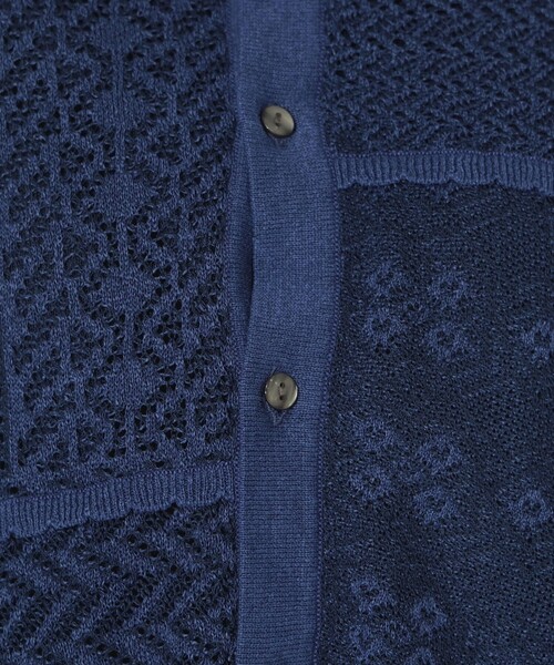 maturely(マチュアリー)の「maturely / オープン ワーク レイヤード カーディガン(カーディガン/ボレロ・レディース・ホワイト系その他7/ネイビー・1/0)」の17枚目の写真
