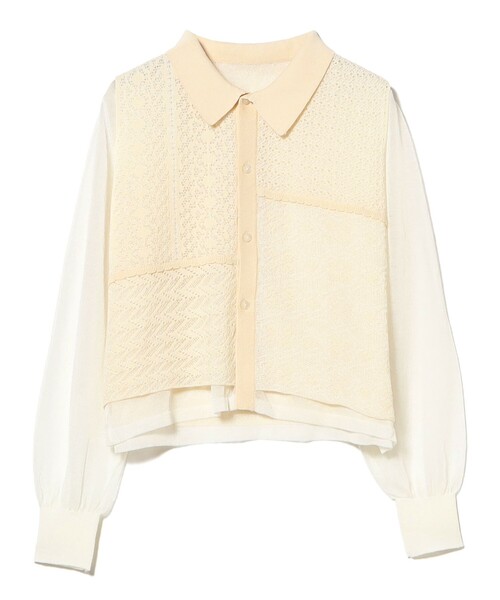 maturely(マチュアリー)の「maturely / オープン ワーク レイヤード カーディガン(カーディガン/ボレロ・レディース・ホワイト系その他7/ネイビー・1/0)」の18枚目の写真
