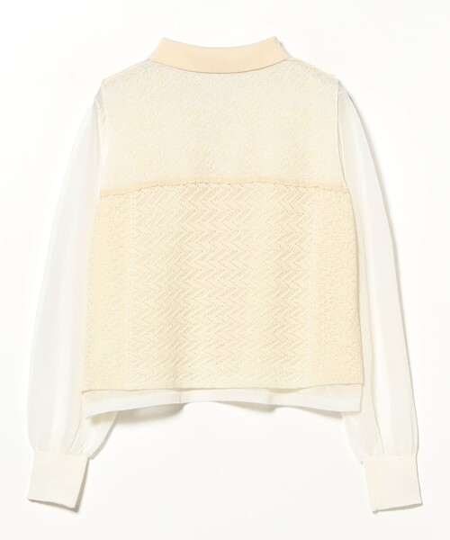 maturely(マチュアリー)の「maturely / オープン ワーク レイヤード カーディガン(カーディガン/ボレロ・レディース・ホワイト系その他7/ネイビー・1/0)」の21枚目の写真