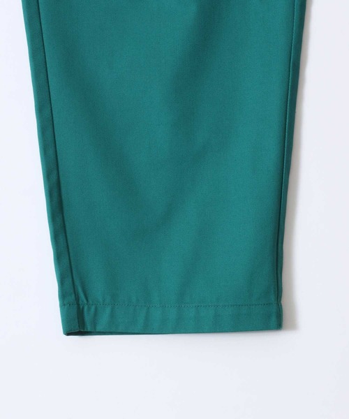 SITRY(シトリー)の「Twill Wide Tapered Pants/ツイル ワイドテーパードパンツ シェフパンツ スケートパンツ イージーパンツ(チノパンツ・メンズ・グリーン・L/M)」の11枚目の写真