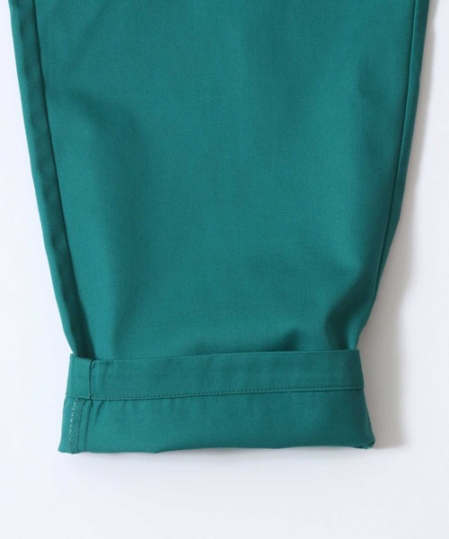 SITRY(シトリー)の「Twill Wide Tapered Pants/ツイル ワイドテーパードパンツ シェフパンツ スケートパンツ イージーパンツ(チノパンツ・メンズ・グリーン・L/M)」の12枚目の写真